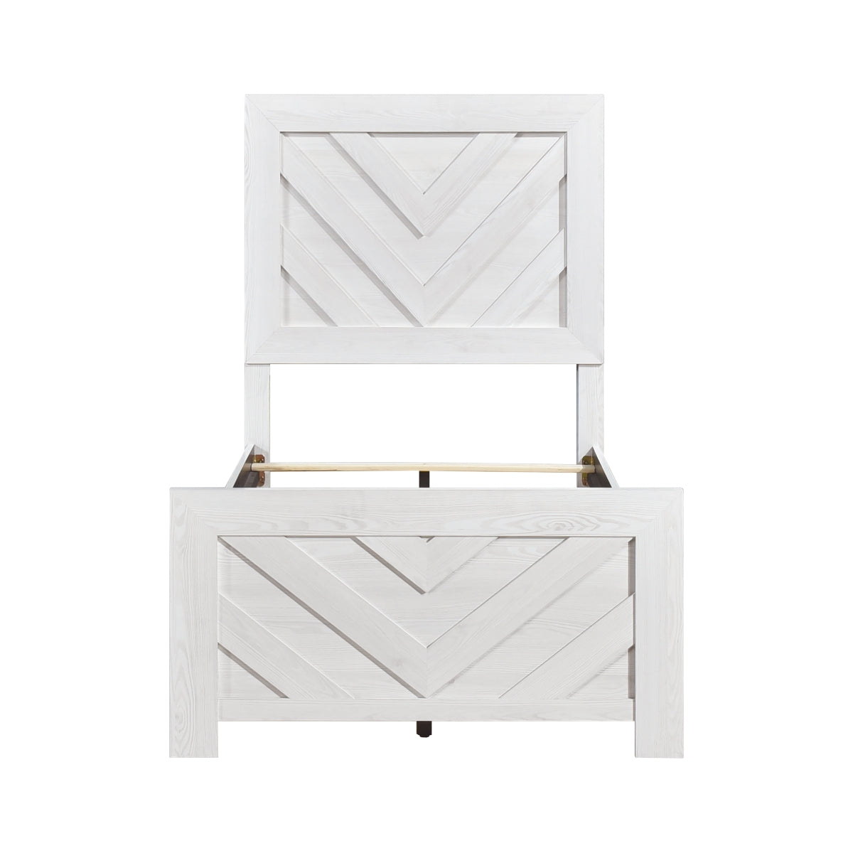 Corbin Twin Bed (1534NPWHT-1)