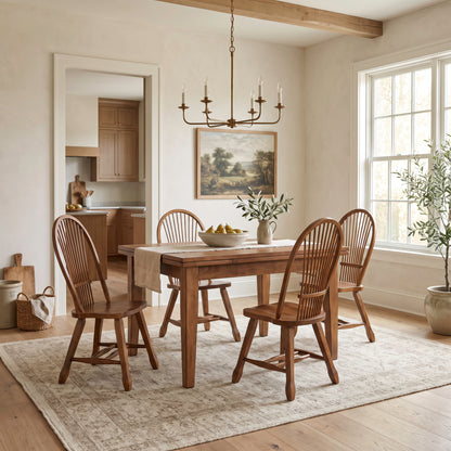 Treasures 5 Piece Retractable Table Set
