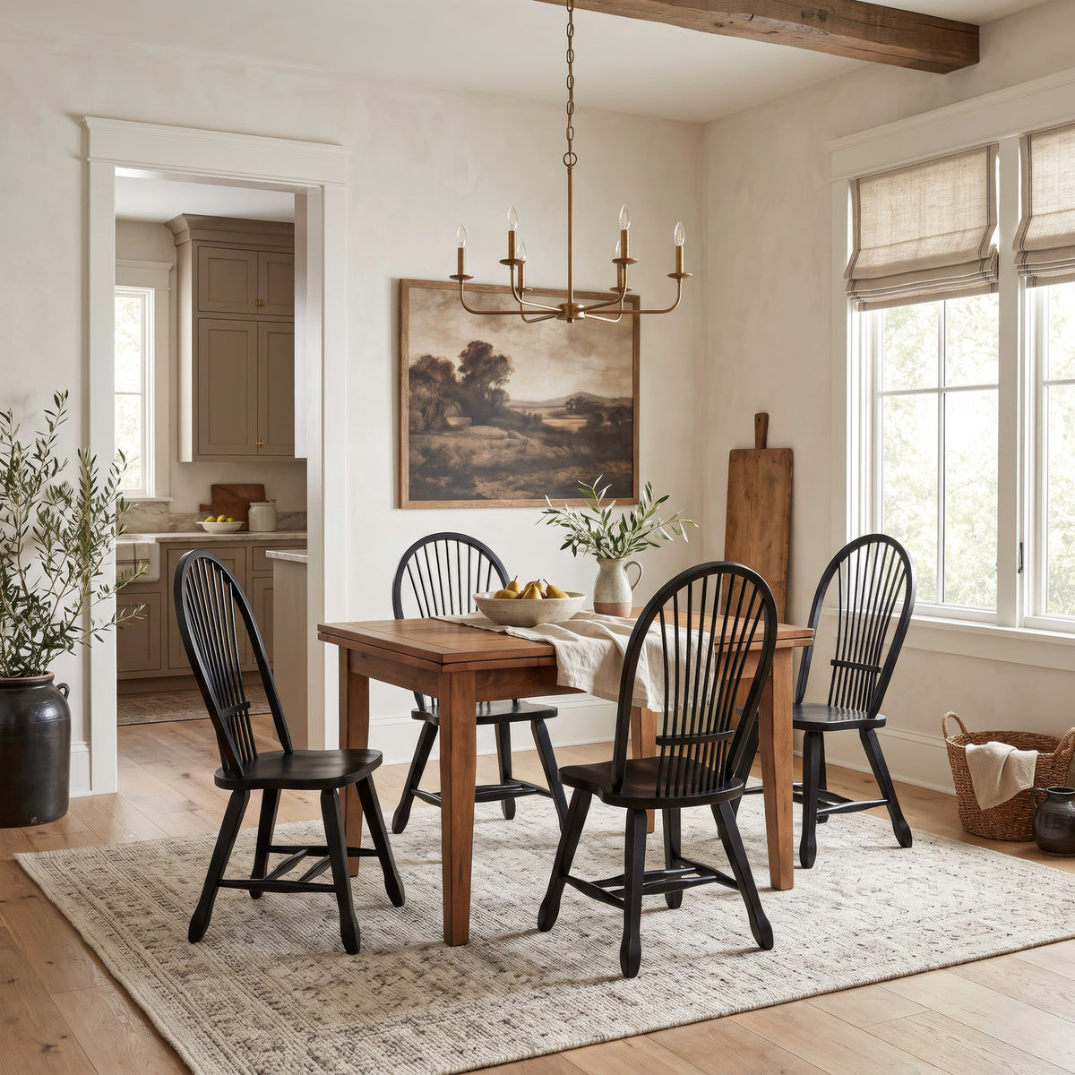 Treasures Optional 5 Piece Retractable Table Set