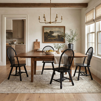 Treasures Optional 5 Piece Retractable Table Set