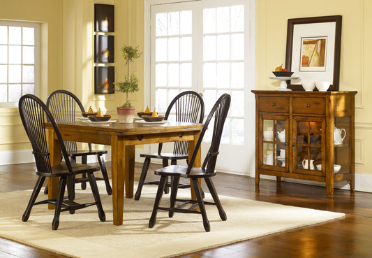 Treasures Retractable Leg Table - Oak