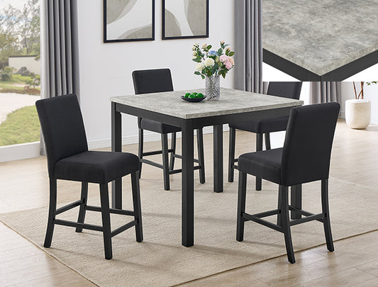 Lennon 5-Pk Contr Ht Set-Concrete (1715SET-CC)
