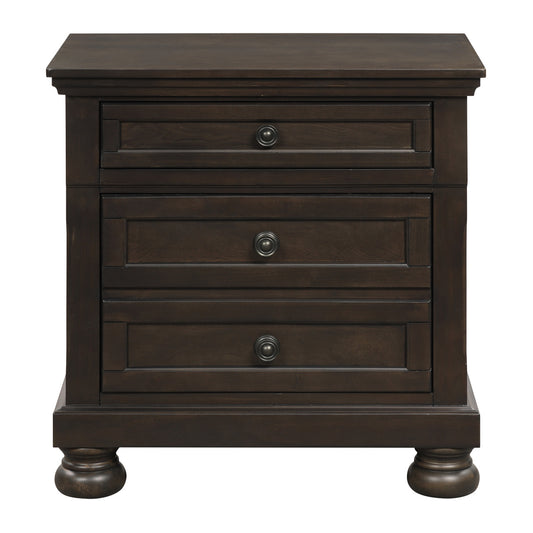 Begonia Night Stand, Hidden Drawer