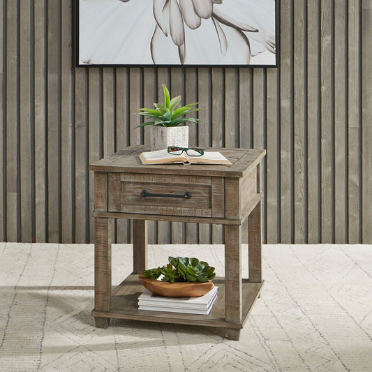 Parkland Falls Rectangular End Table