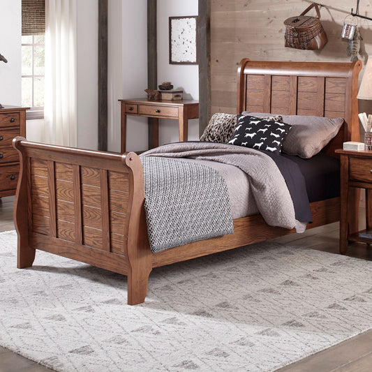 Grandpas Cabin Sleigh Bed