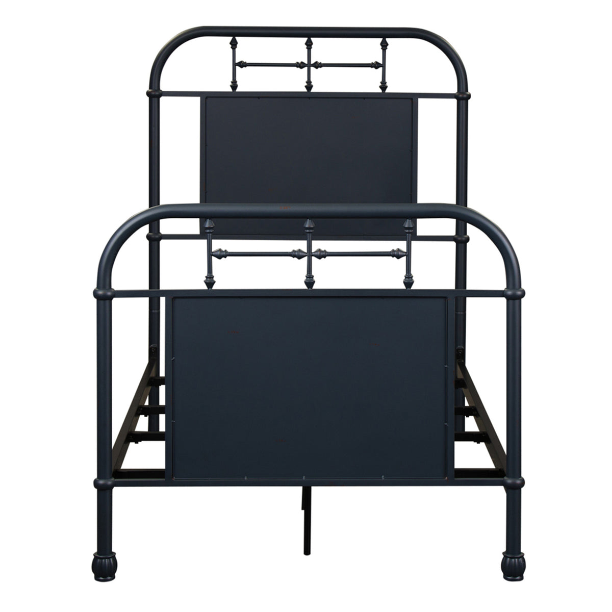 Vintage Series Twin Metal Bed - Navy