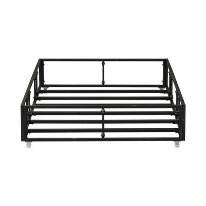 Vintage Series Twin Metal Trundle - Black