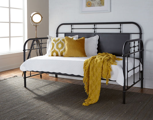 Vintage Series Twin Metal Day Bed - Black
