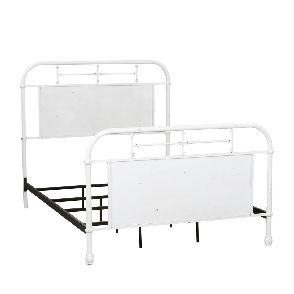 Vintage Series Full Metal Bed - Antique White