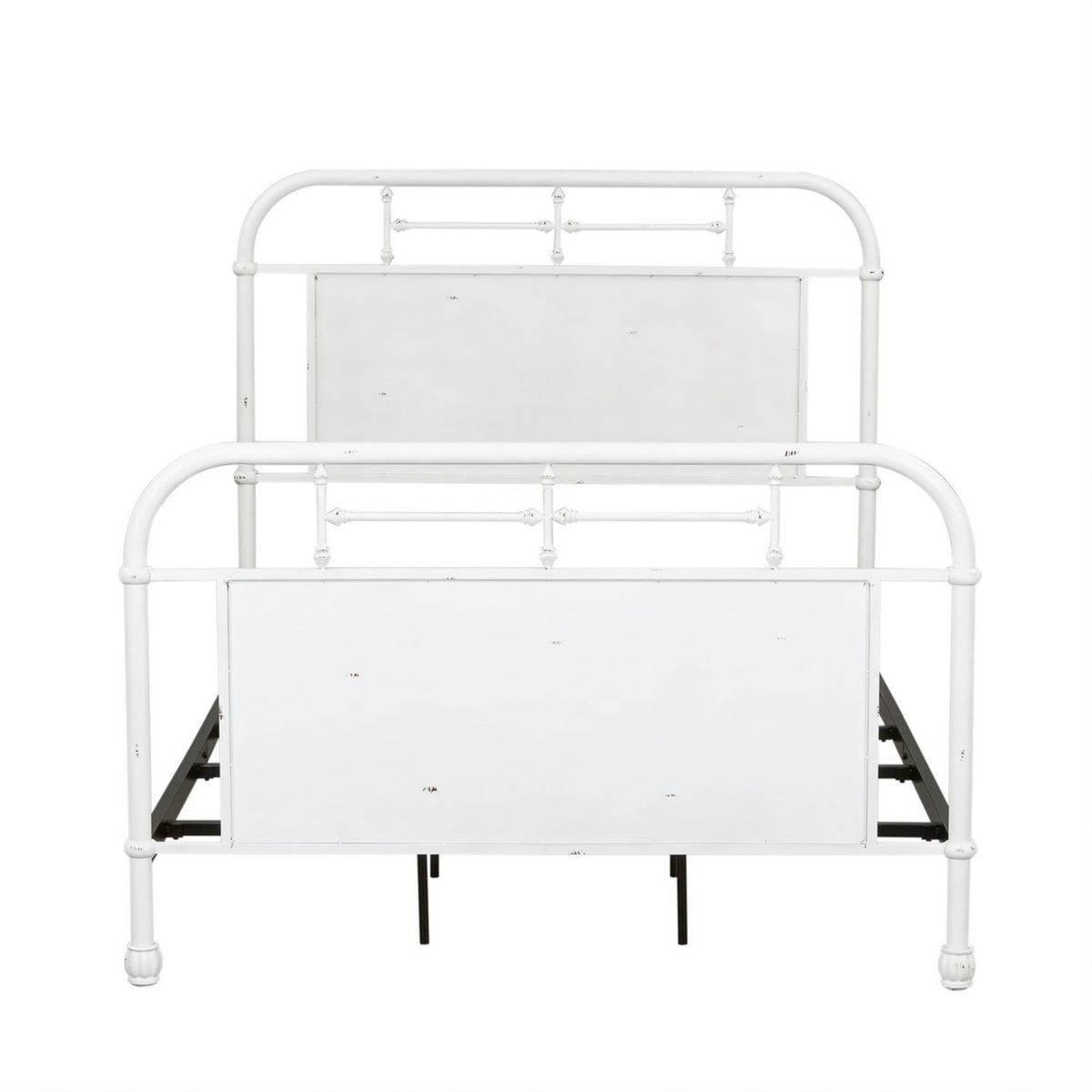 Vintage Series Full Metal Bed - Antique White