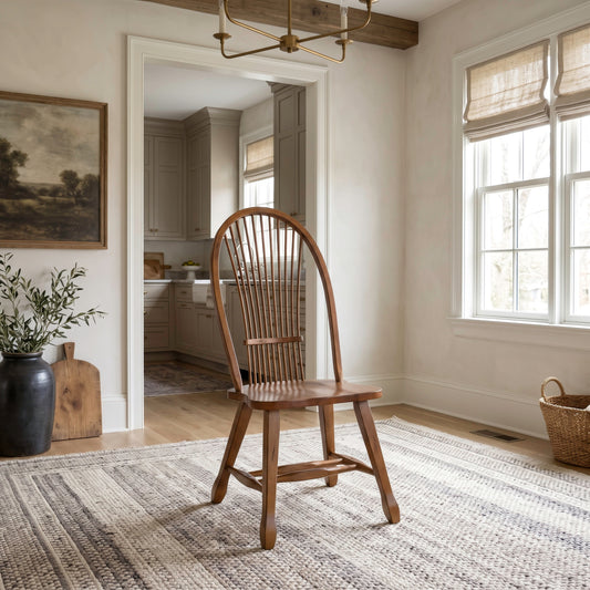 Treasures Sheaf Back Side Chair - Oak (RTA)