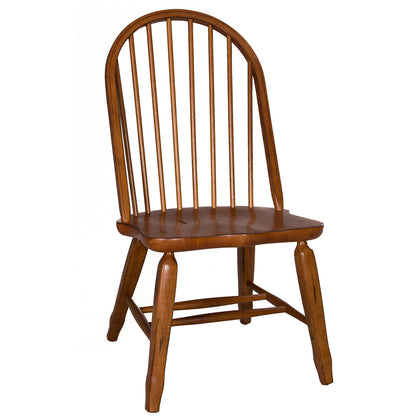 Treasures Bow Back Side Chair - Oak (RTA)
