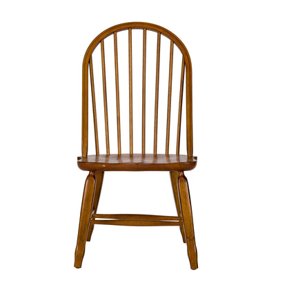Treasures Bow Back Side Chair - Oak (RTA)