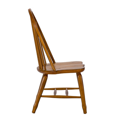 Treasures Bow Back Side Chair - Oak (RTA)