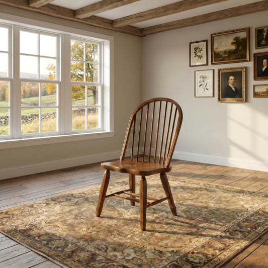 Treasures Bow Back Side Chair - Oak (RTA)