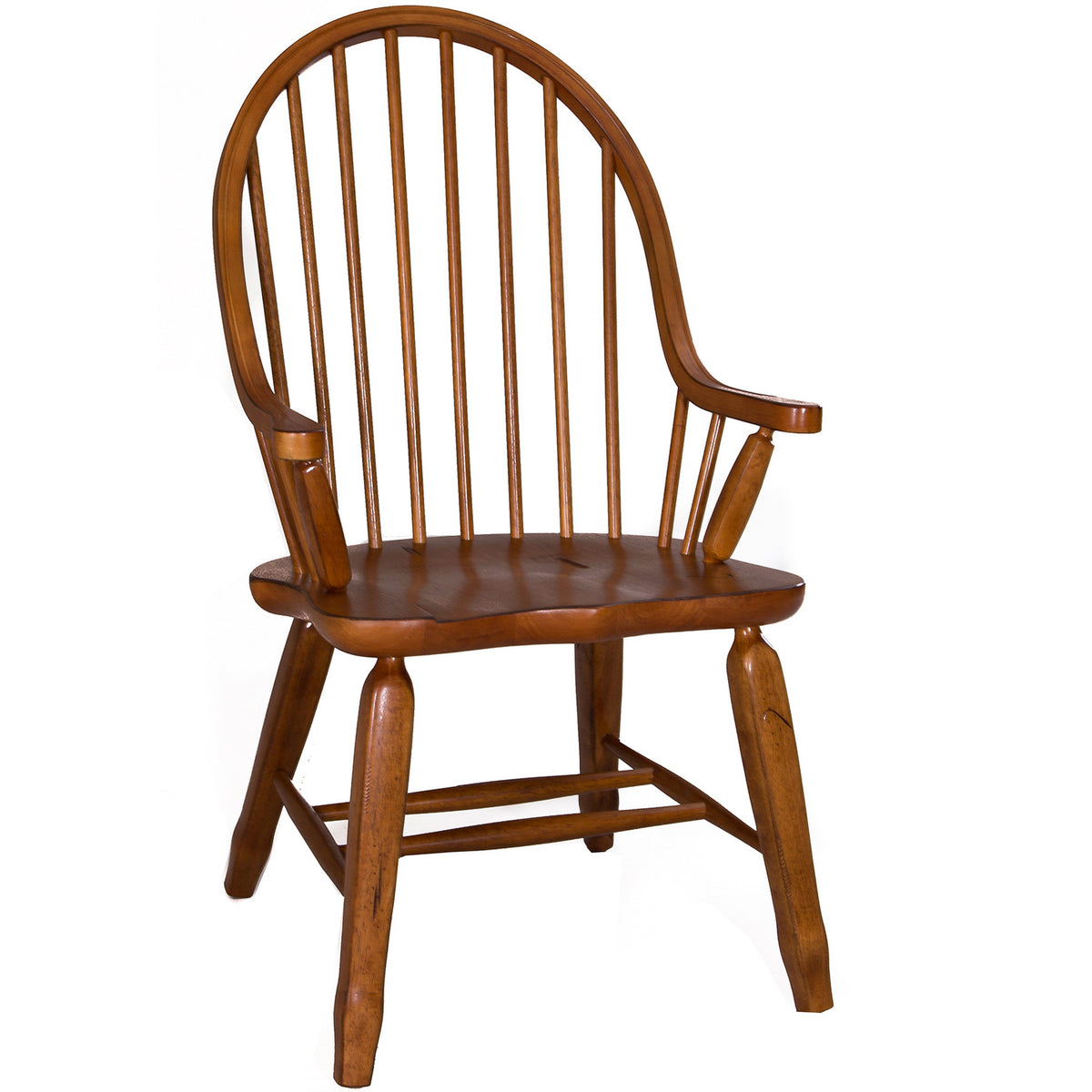 Treasures Bow Back Arm Chair - Oak (RTA)