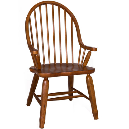 Treasures Bow Back Arm Chair - Oak (RTA)