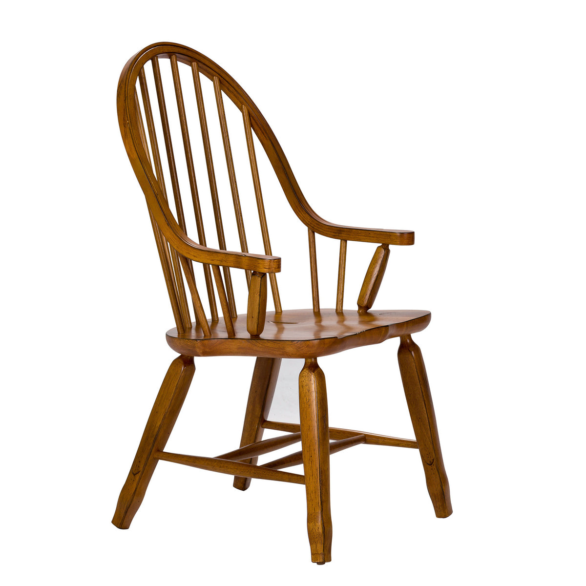 Treasures Bow Back Arm Chair - Oak (RTA)
