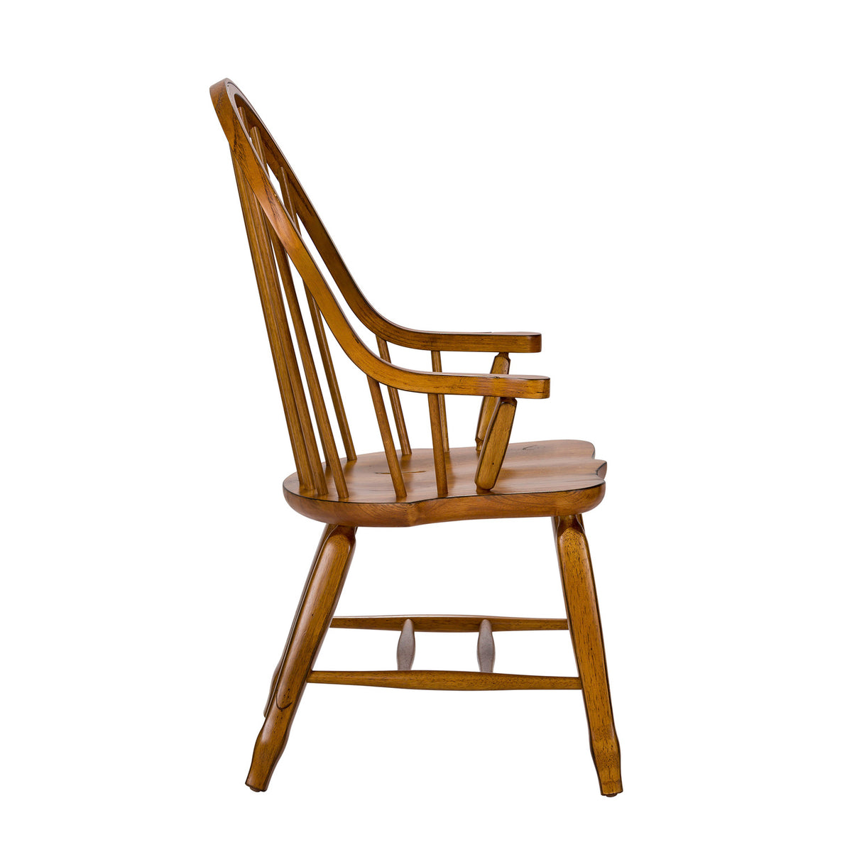 Treasures Bow Back Arm Chair - Oak (RTA)