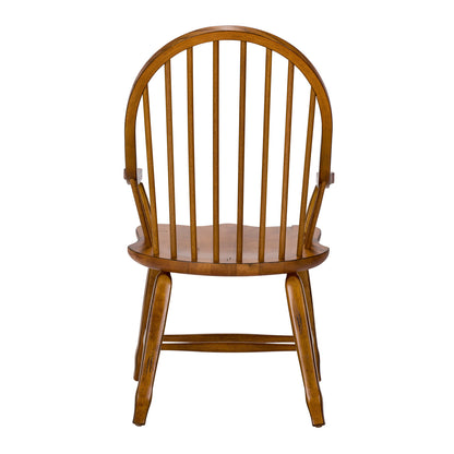 Treasures Bow Back Arm Chair - Oak (RTA)