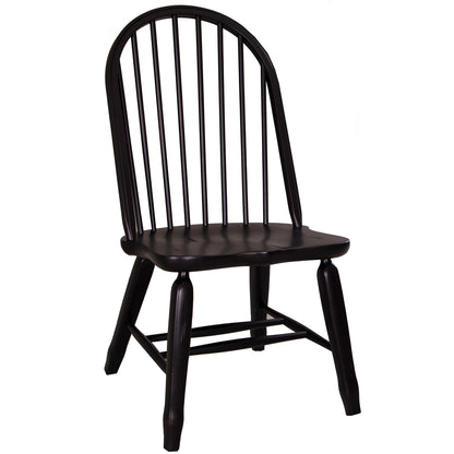Treasures Bow Back Side Chair - Black (RTA)