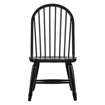 Treasures Bow Back Side Chair - Black (RTA)