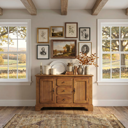 Treasures Buffet - Oak