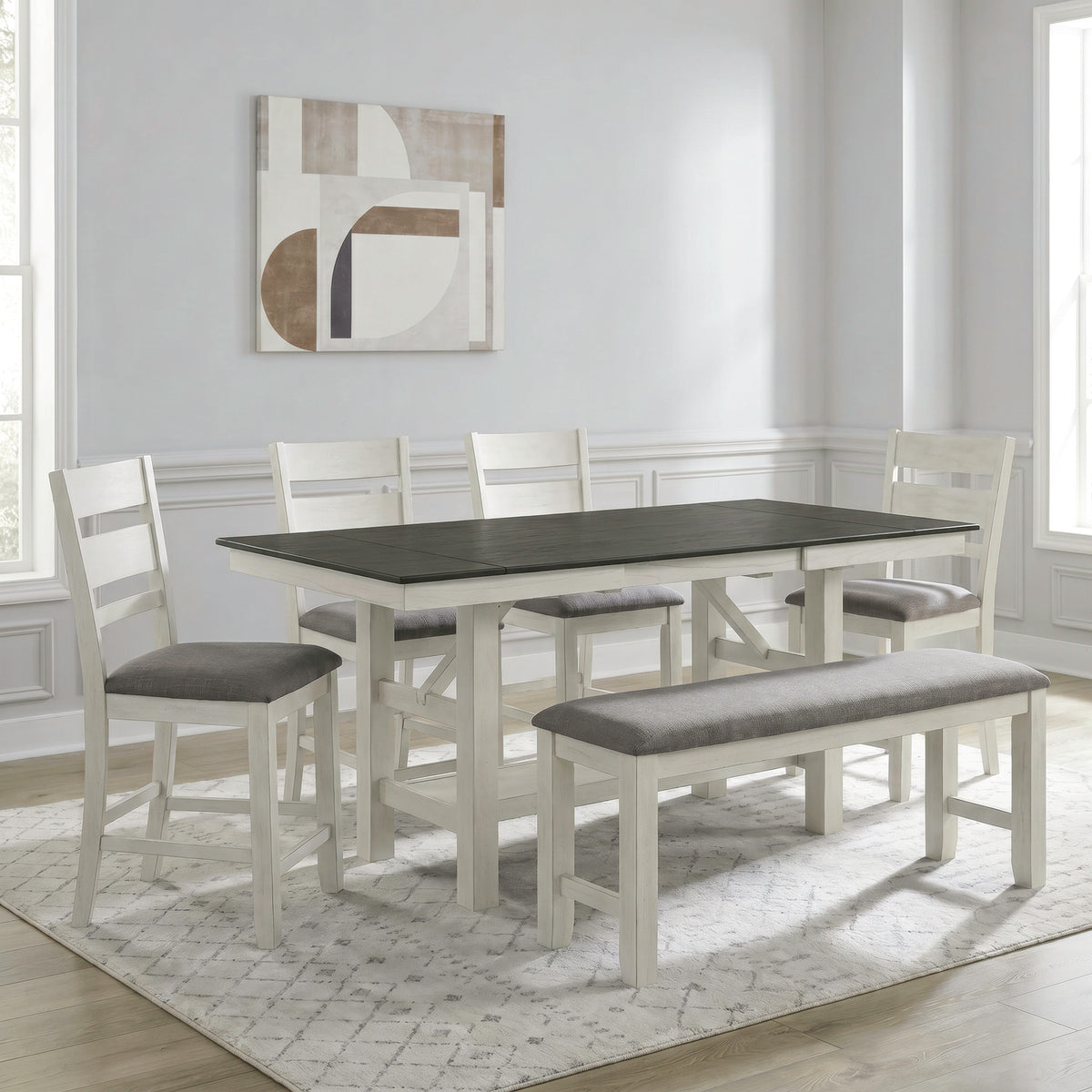 Brook Bay Opt 6 Piece Gathering Table Set