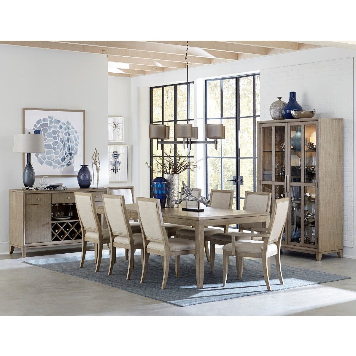 Mckewen Arm Chair - White gray