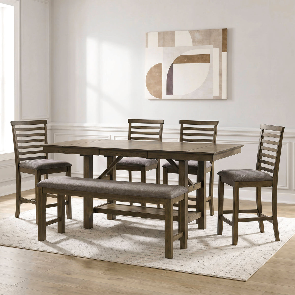 Brook Bay 6 Piece Gathering Table Set