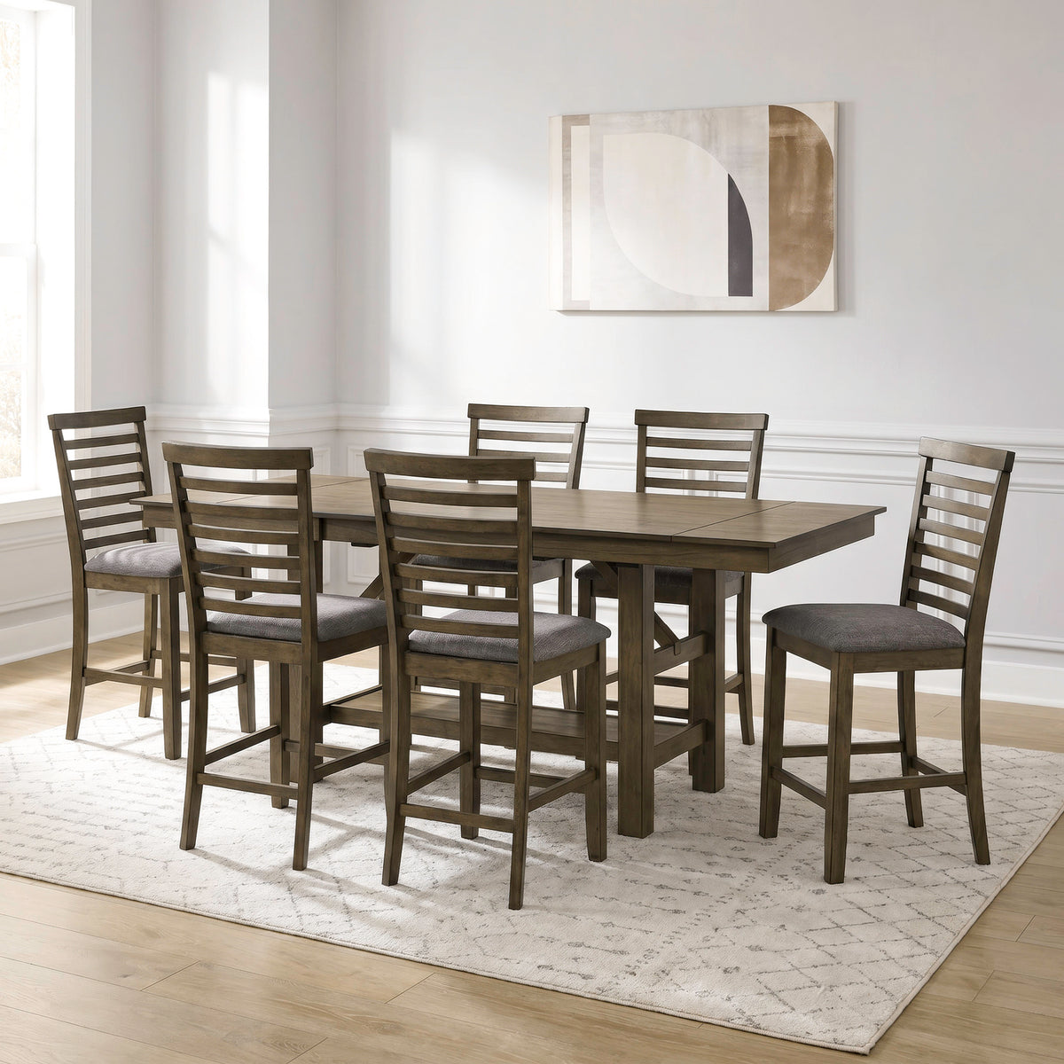 Brook Bay 7 Piece Gathering Table Set
