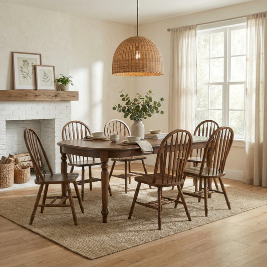 Carolina Crossing 7 Piece Leg Table Set