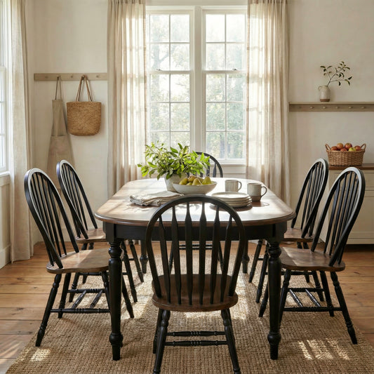 Carolina Crossing 7 Piece Leg Table Set