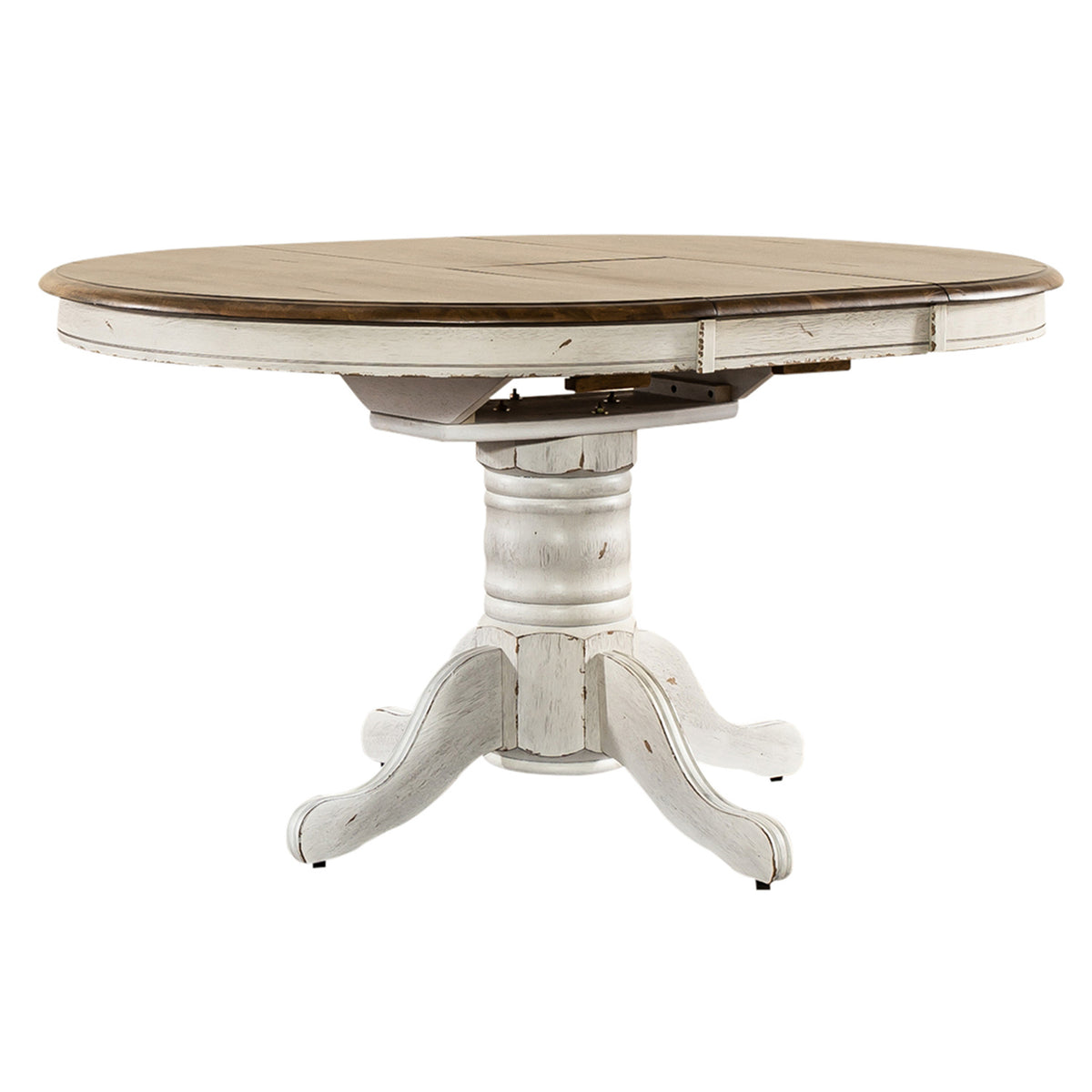 Carolina Crossing 3 Piece Pedestal Table Set (186W-CD-3PDS)