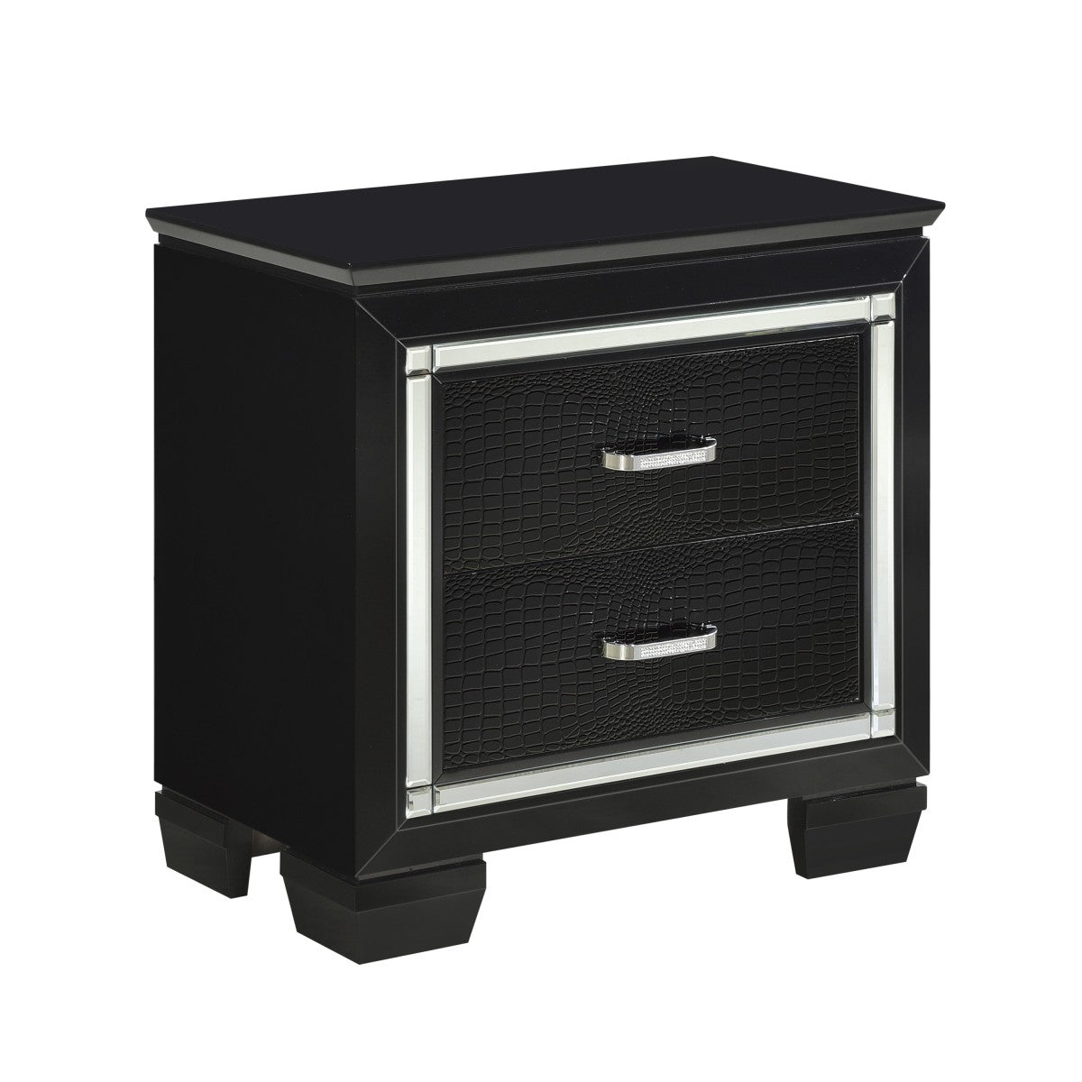 Allura Night Stand, LED Lighting (1916BK-4)