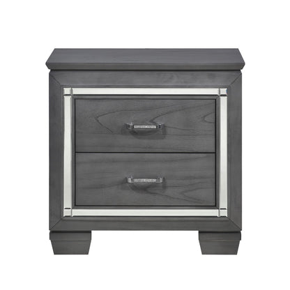 Allura Night Stand, LED Lighting (1916GY-4)