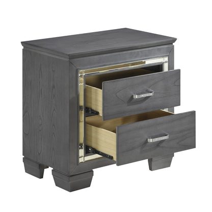 Allura Night Stand, LED Lighting (1916GY-4)