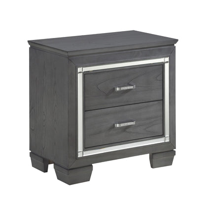 Allura Night Stand, LED Lighting (1916GY-4)