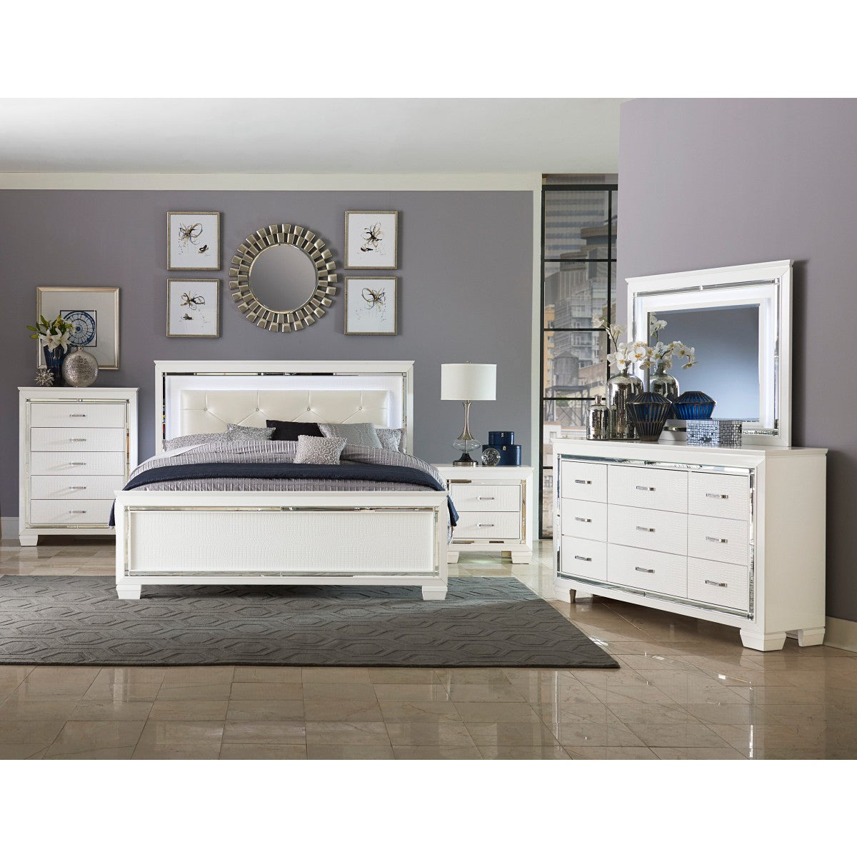 Allura 5-Piece Queen Bedroom Set