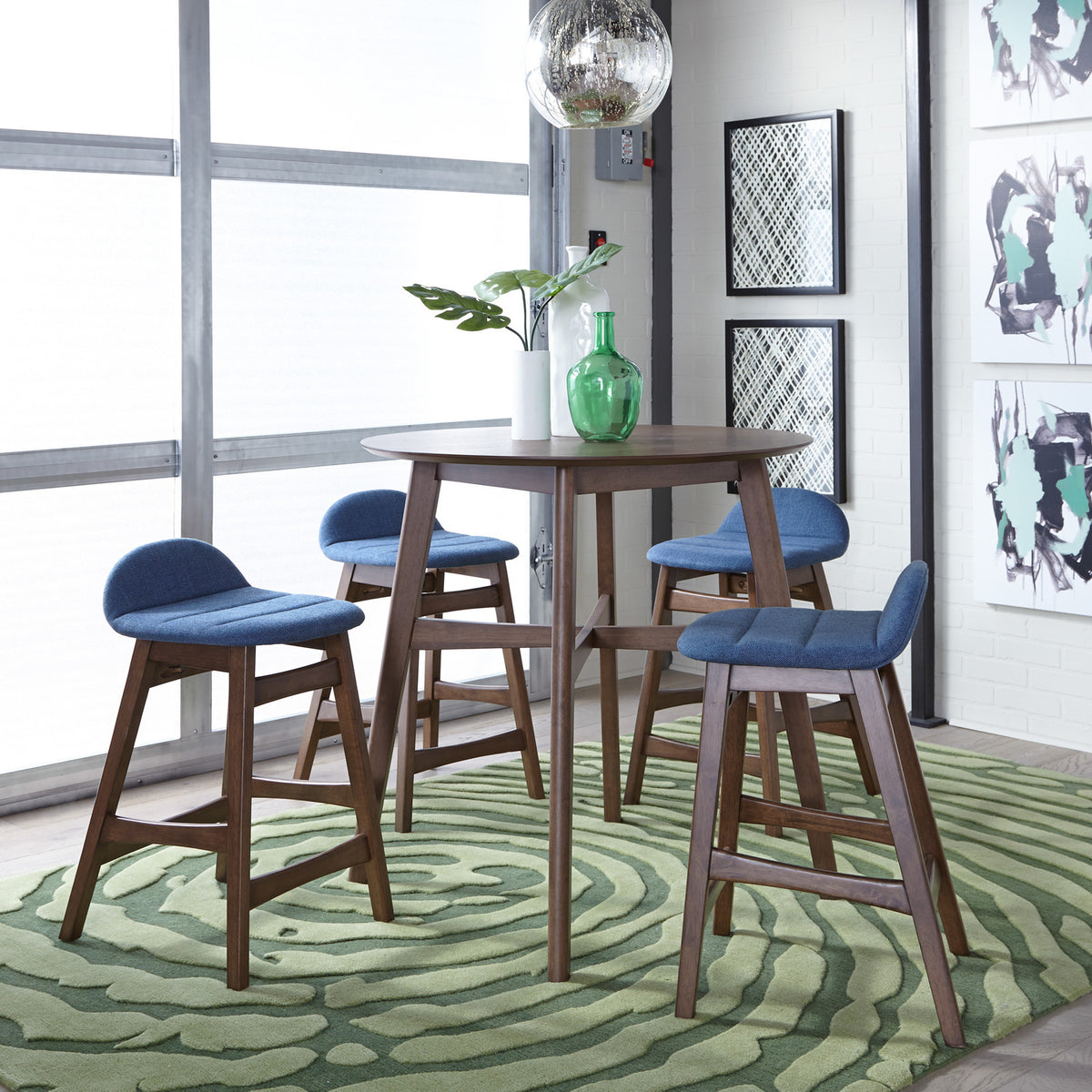 Space Savers 5 Piece Gathering Table Set