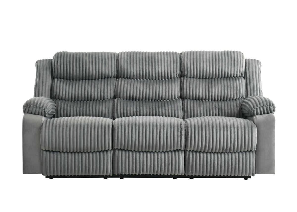 Max Reclining Sofa (Gray)