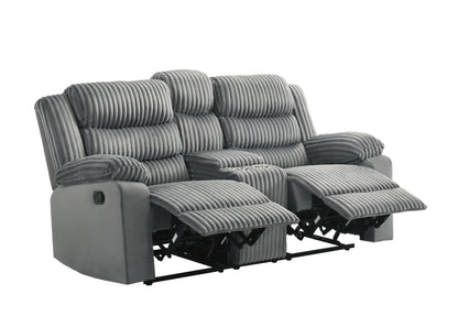 Max Reclining Sofa & Loveseat (Gray)