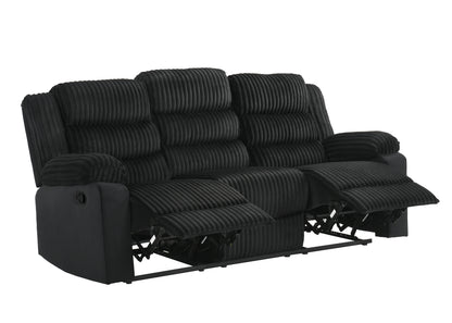 Max Reclining Sofa (Black)