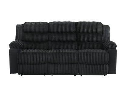 Max Reclining Sofa (Black)