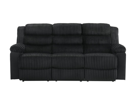 Max Reclining Sofa (Black)
