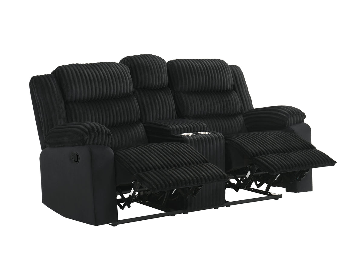 Max Console Loveseat (Black)
