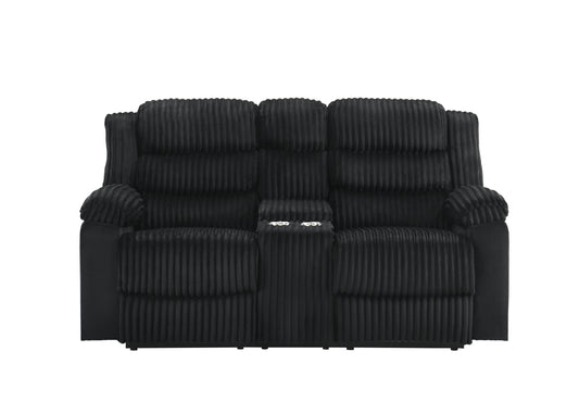 Max Console Loveseat (Black)