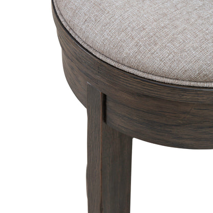 Lennox Hill Uph Swivel Console Stool