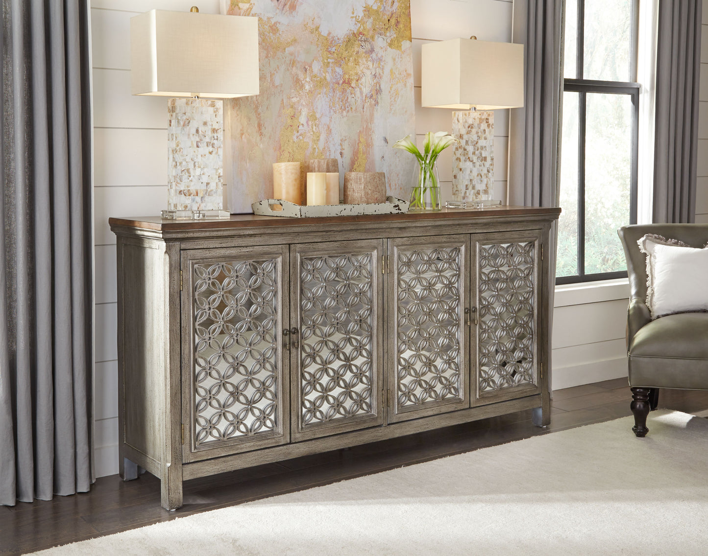Westridge 4 Door Accent Cabinet