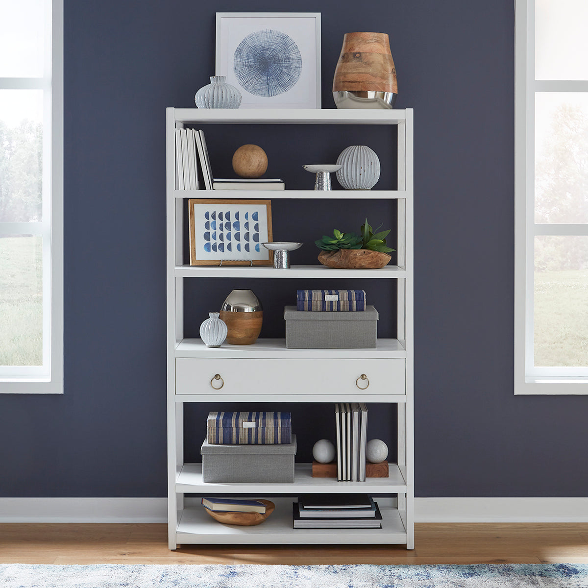 East End Accent Bookcase (2030WH-AB3970)